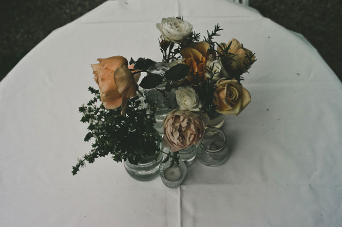 Flower arrangement at a Lorne wedding in Melbourne