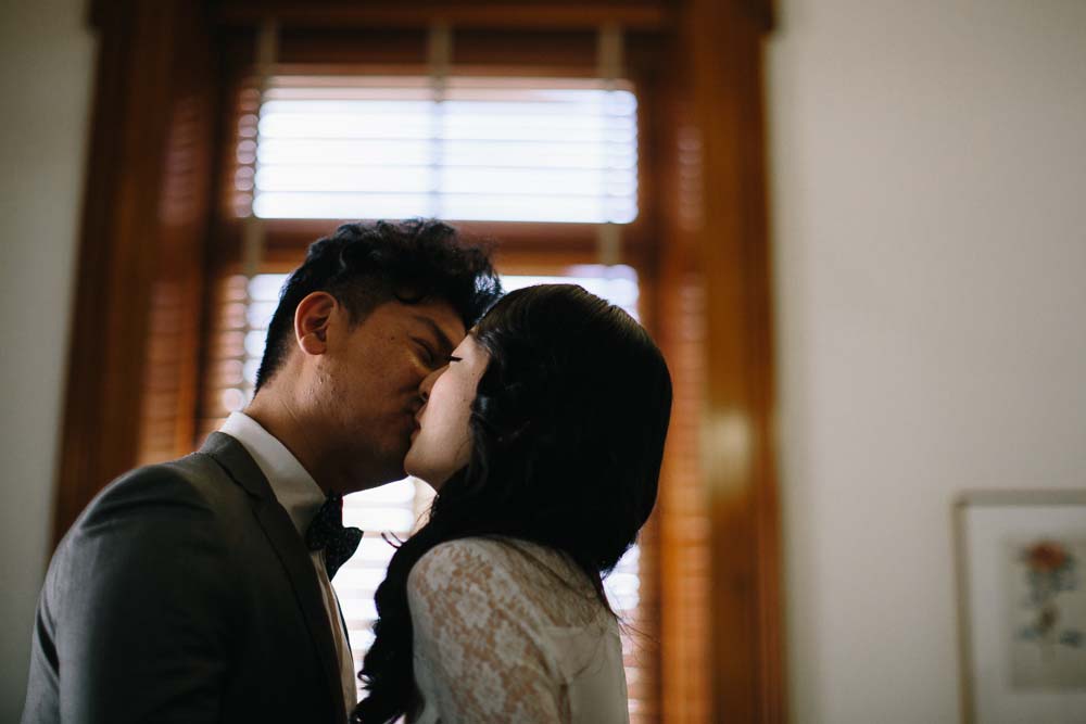 Kiss after the ring victorian registry