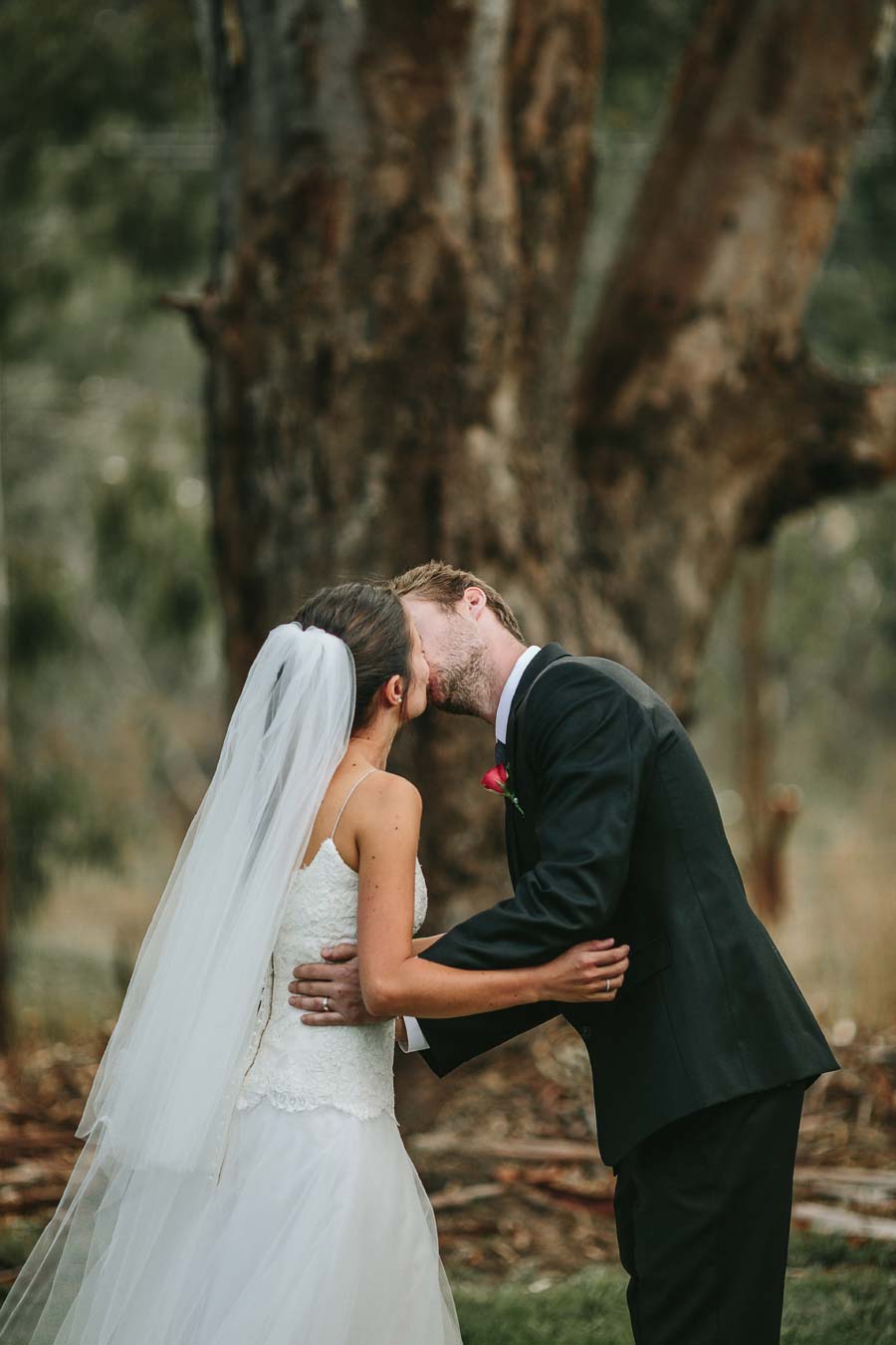 The kiss melbourne farm wedding