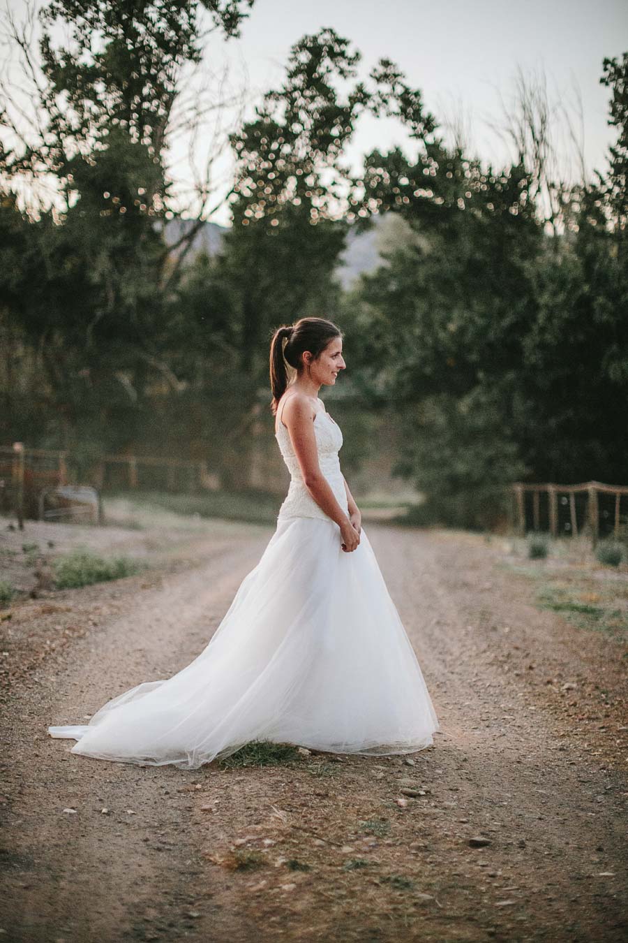 Melbourne farm bride portrait