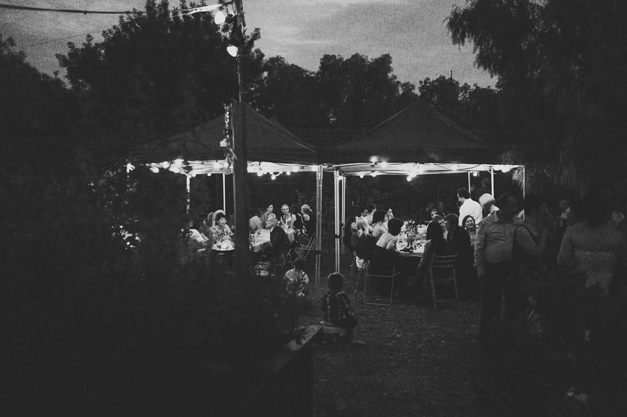Night lights Coburg Peppertree place wedding