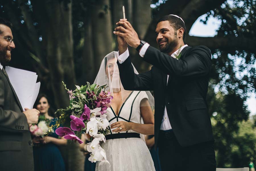 Melbourne royal botanical garden Jewish Wedding ceremony
