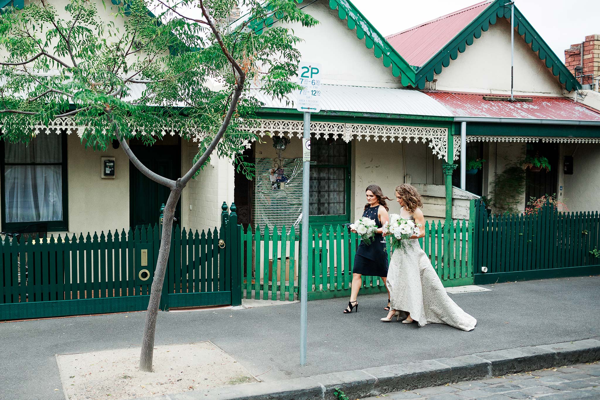 North-Melbourne-Wedding-Photographer-bride-walking