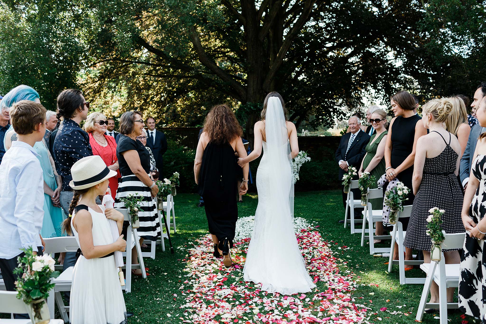 Launceston-Brickendon-barn-Wedding-Photographer-ceremony-bridal-entrance