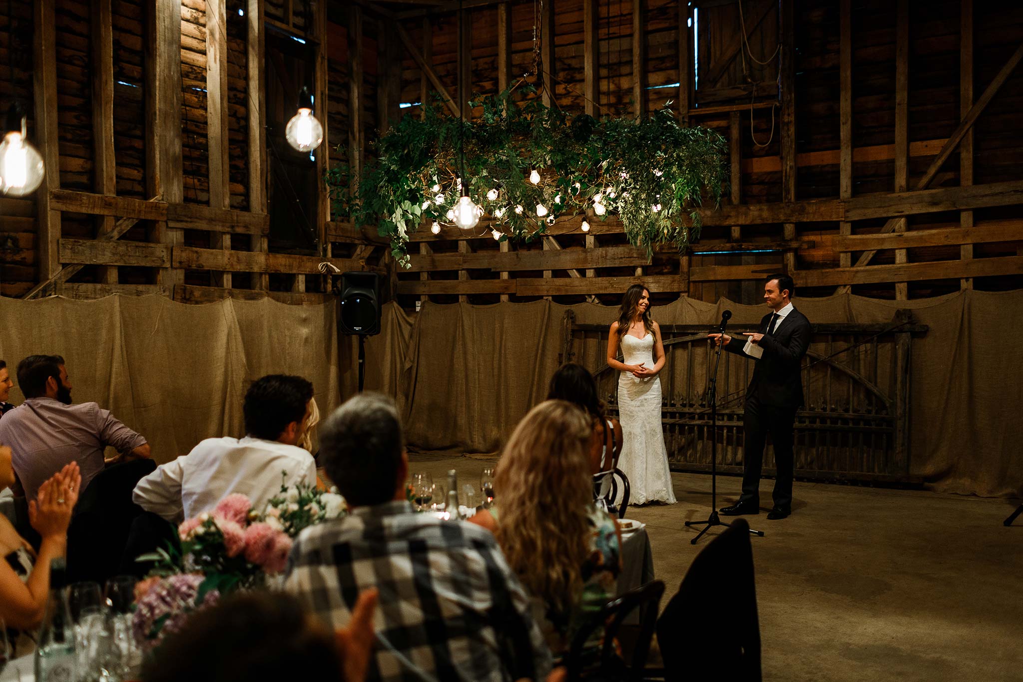 Launceston-Brickendon-barn-Wedding-Photographer-reception-groom-speech