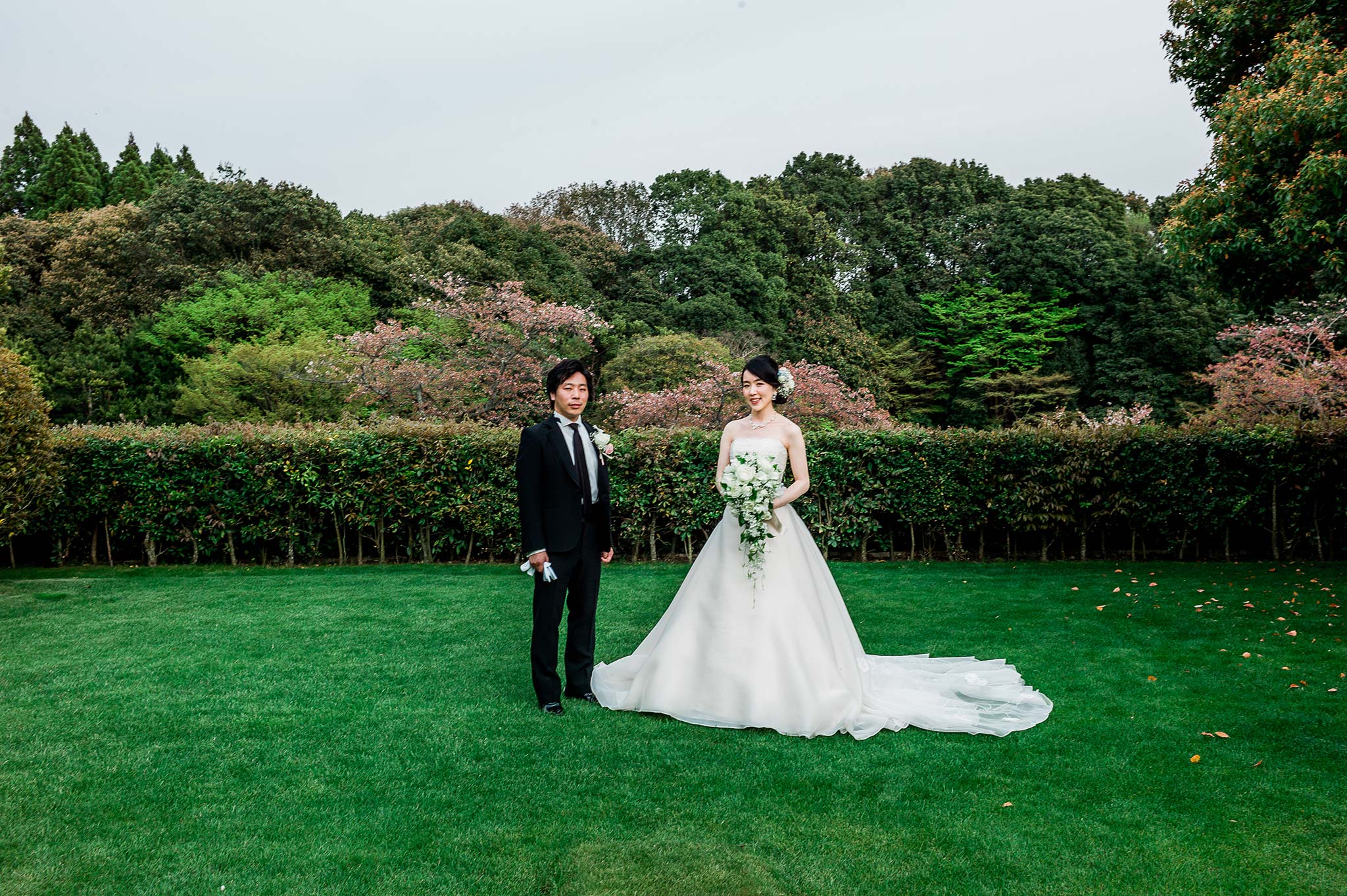 Osaka-Banpaku-Geihinkan-Wedding-reception-bride-groom
