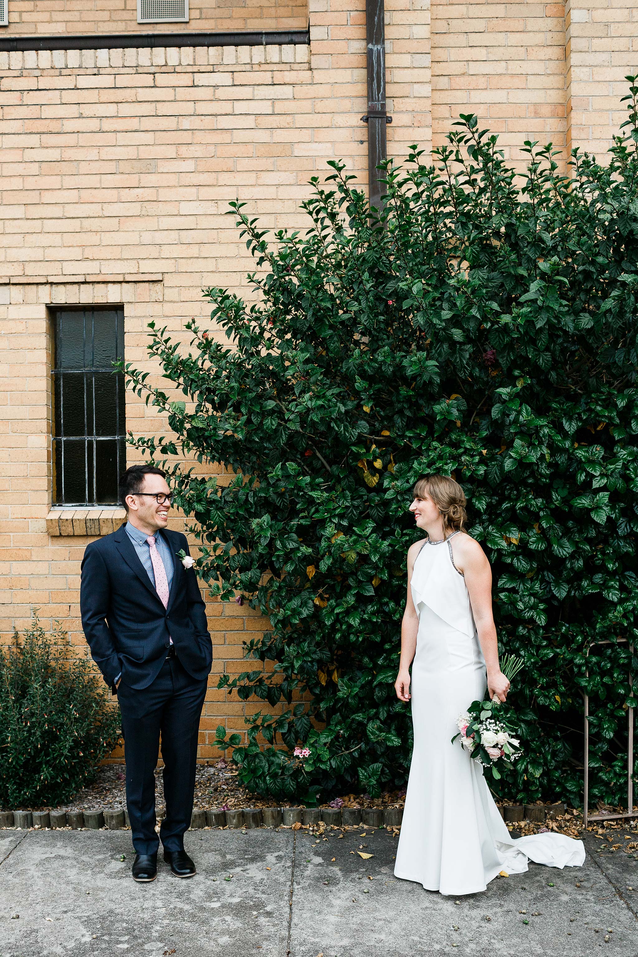Strathmore-Melbourne-Backyard-Wedding-bride-groom-tree
