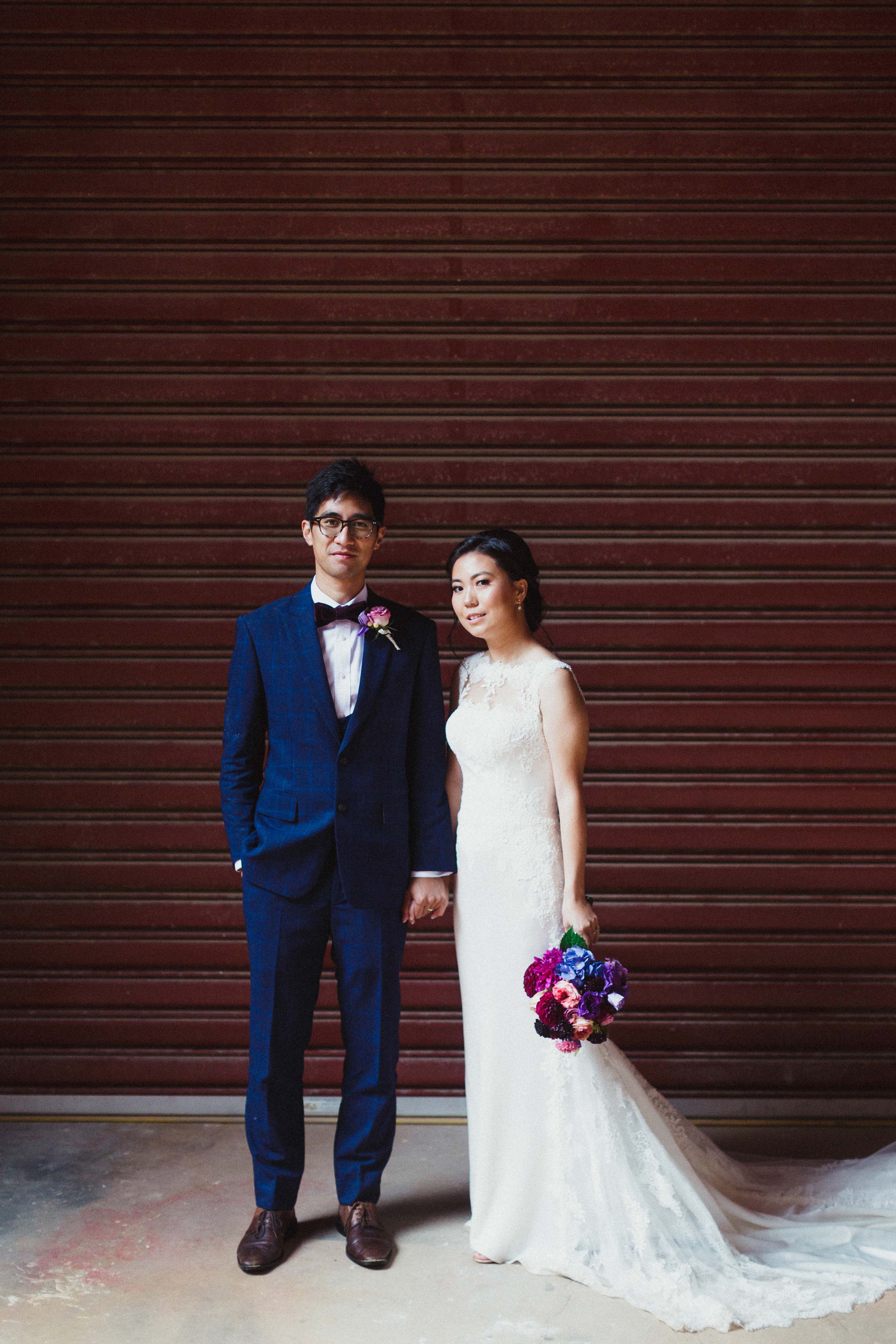 Melbourne-Richmond-Glasshaus-Wedding-bride-groom-portrait