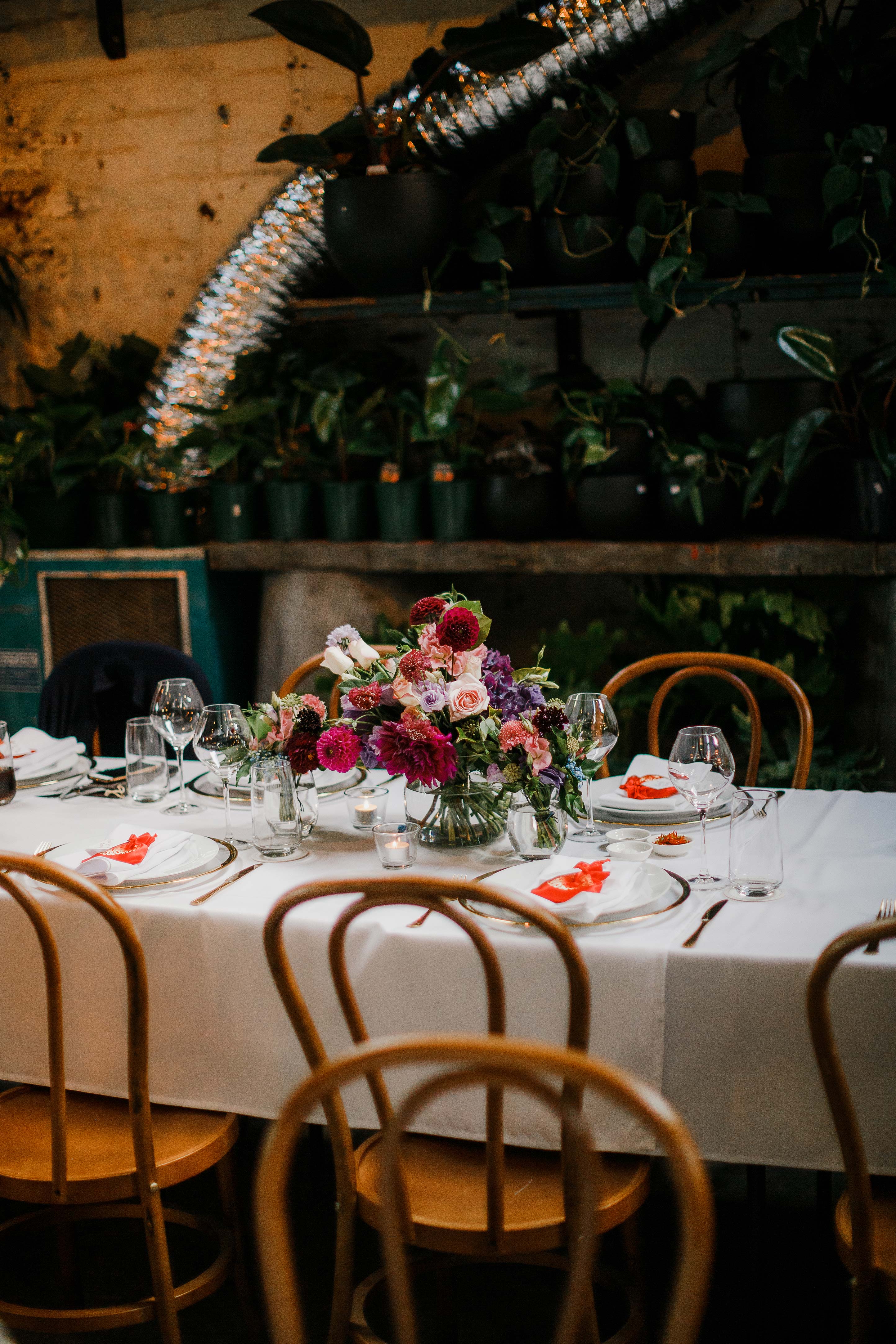 Melbourne-Richmond-Glasshaus-Wedding-decoration-table-settings