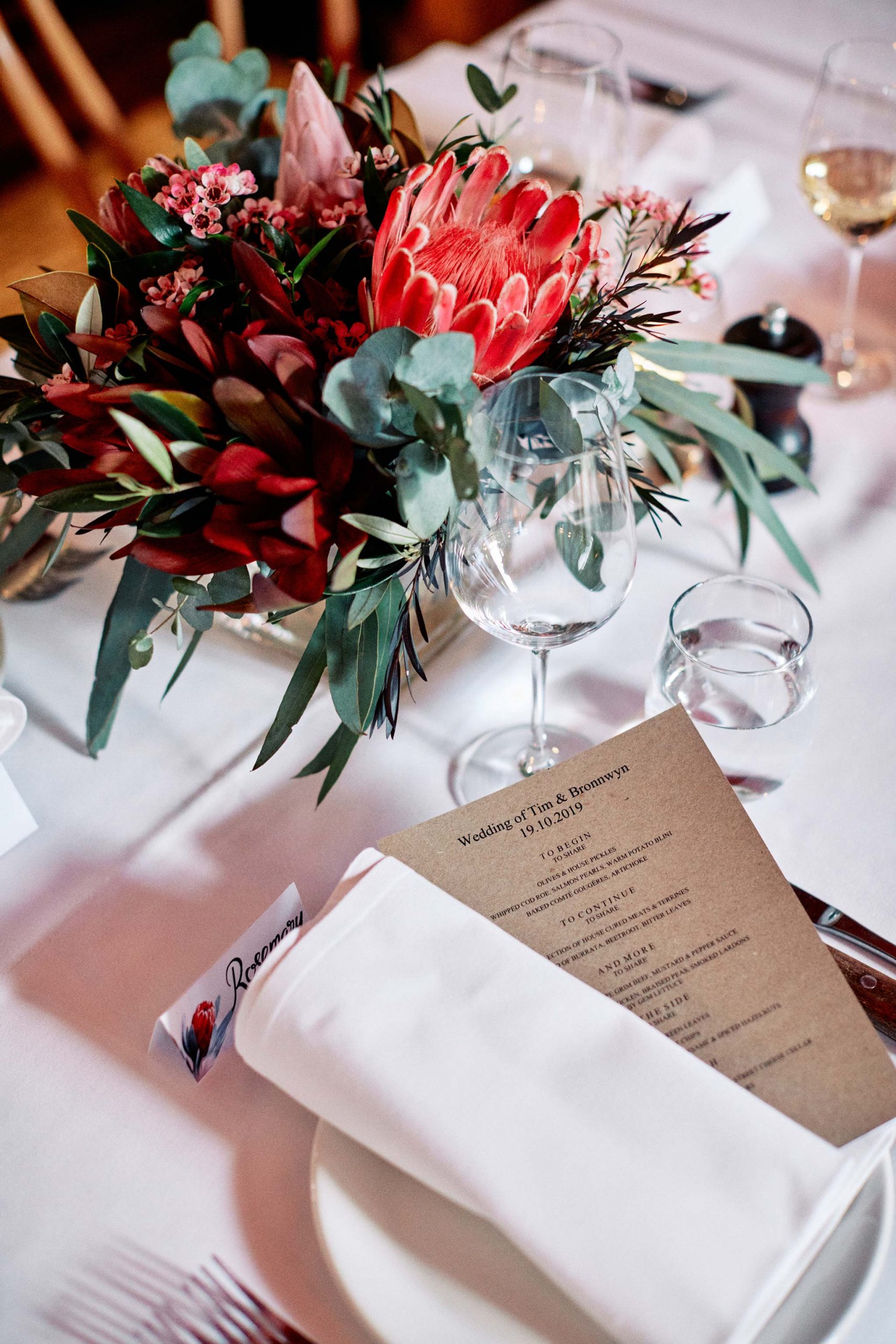 Melbourne Wedding Reception Hardware Lane French Saloon Reception table set up