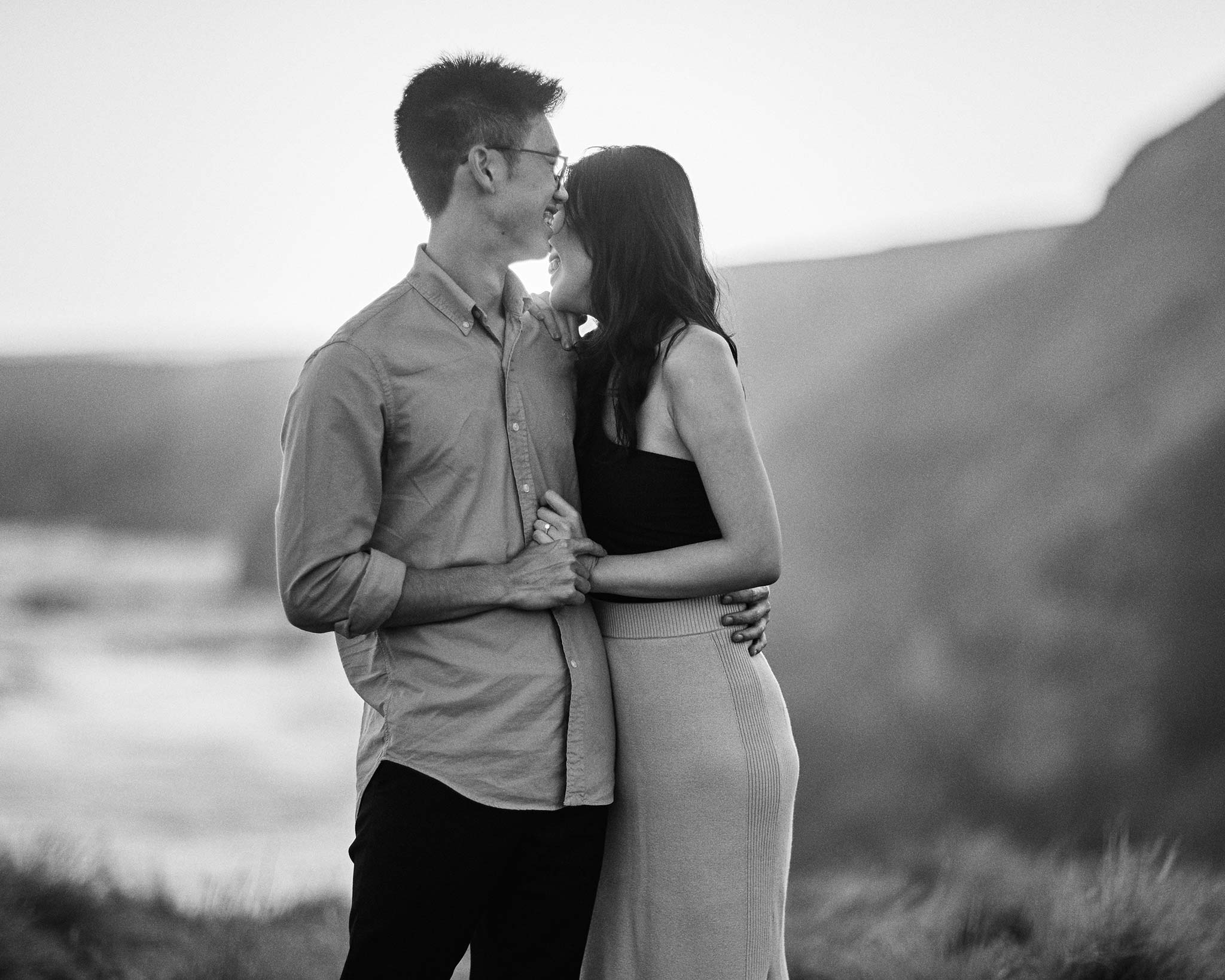 Mornington-Flinders-Wedding-Proposal-Leica-black-and-white