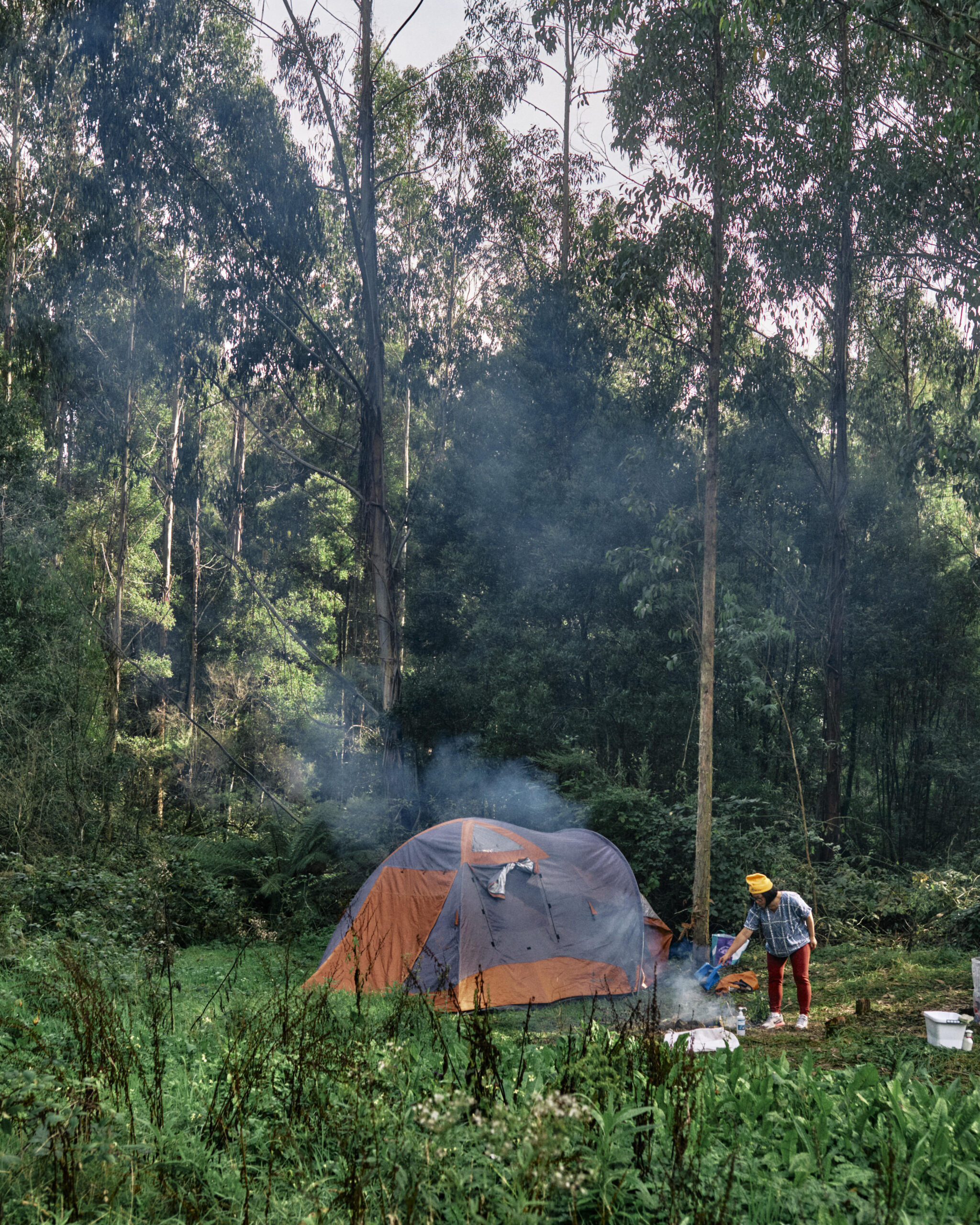 Stevensons Fall camping leica mp240 tent