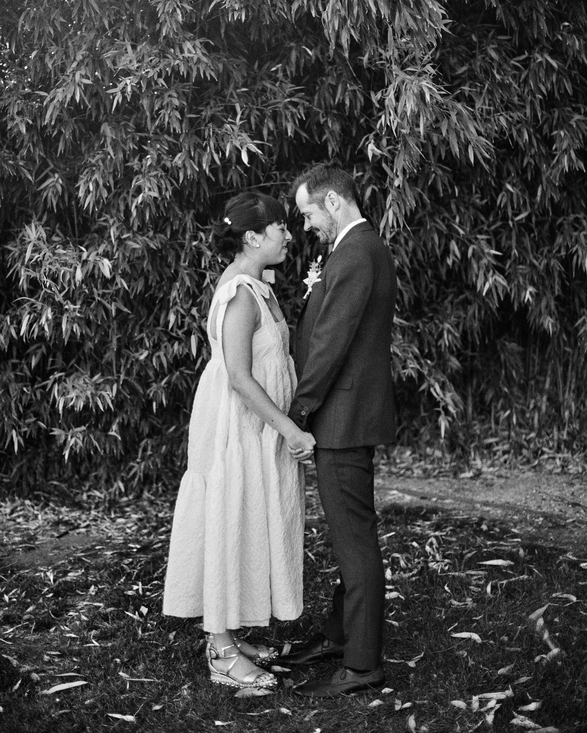The Farm Yarra Valley Wedding garden portrait 