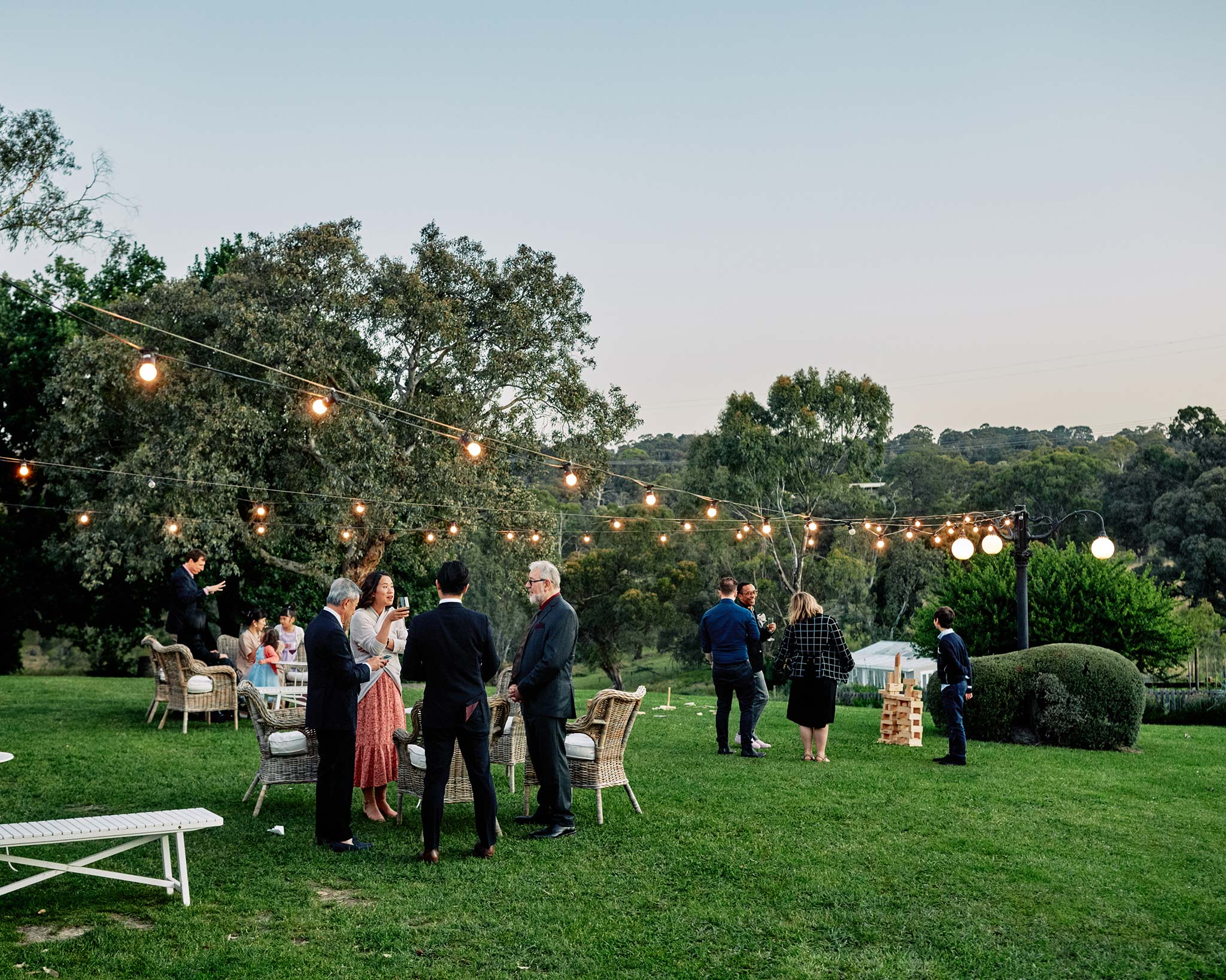 The Farm Yarra Valley Wedding outdoor reception